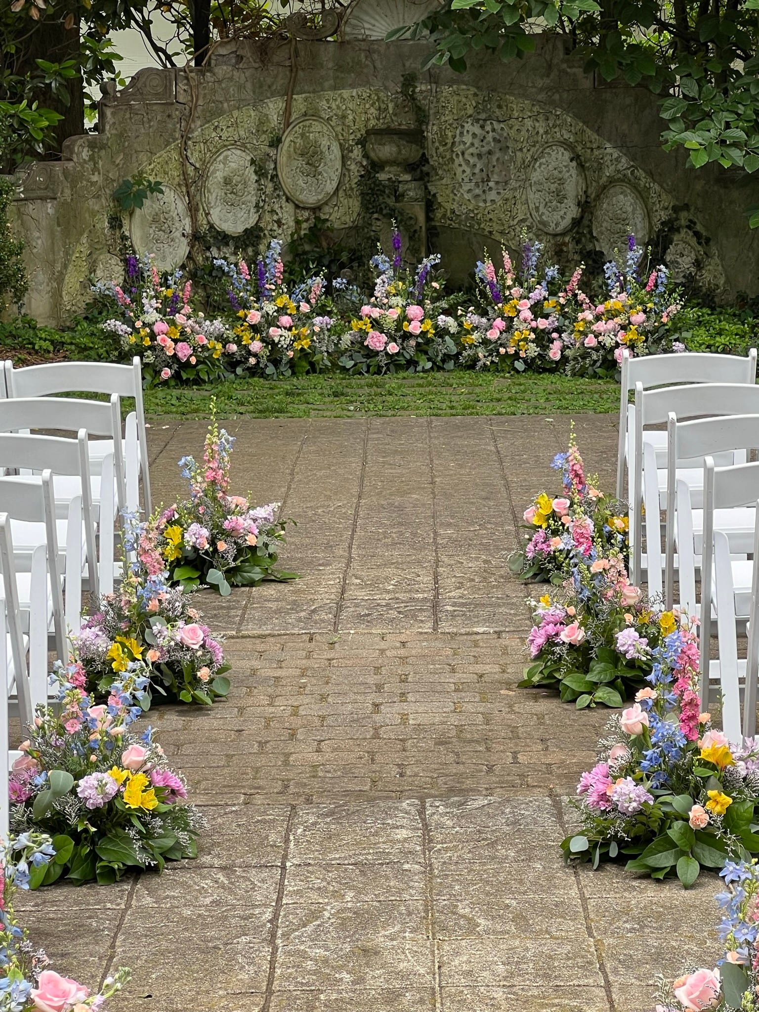 Wedding Ceremony Flowers By Aebersold Florist